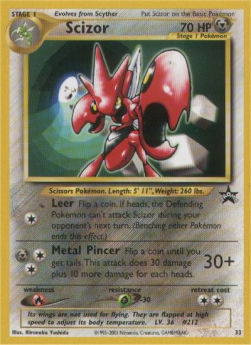 Scizor⁣ - Wizards Black Star Promos⁣ (Promo)⁣ [33]