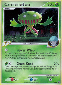 Carnivine  Lv.43 - DP Black Star Promos (Promo) [DPPR-42]
