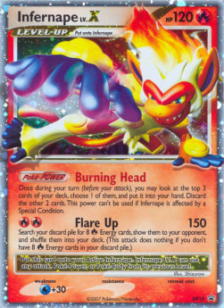 Infernape LV.X - DP Black Star Promos (Promo) [DPPR-10]
