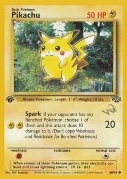 Pikachu⁣ - "W" Promos⁣ (Promo)⁣ [JU 60]