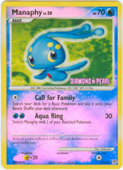 Manaphy Lv.20 - Burger King DP Promos 2008 (Promo) [BKPR-DP 9]