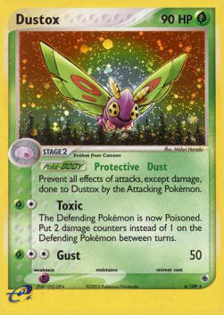 Dustox⁣ - EX Ruby & Sapphire⁣ (Holo Rare)⁣ [6]