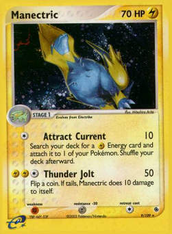 Manectric (Attract Current)⁣ - EX Ruby & Sapphire⁣ (Holo Rare)⁣ [9]