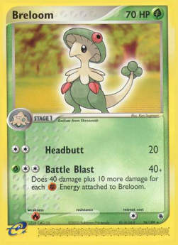 Breloom⁣ - EX Ruby & Sapphire⁣ (Rare)⁣ [16]