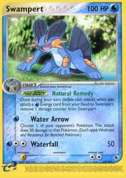 Swampert (Natural Remedy)⁣ - EX Ruby & Sapphire⁣ (Rare)⁣ [23]