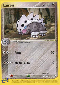 Lairon (Ram)⁣ - EX Ruby & Sapphire⁣ (Uncommon)⁣ [36]