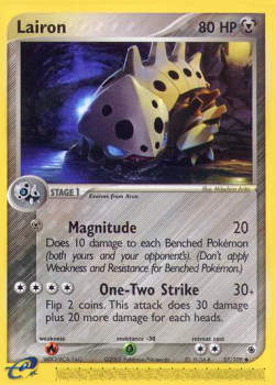 Lairon (Magnitude)⁣ - EX Ruby & Sapphire⁣ (Uncommon)⁣ [37]