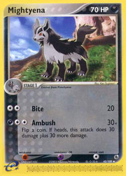 Mightyena⁣ - EX Ruby & Sapphire⁣ (Uncommon)⁣ [42]