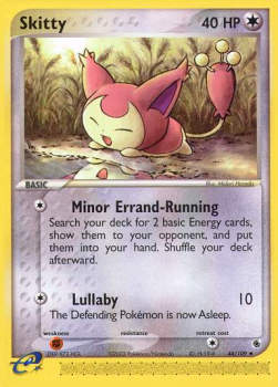 Skitty (Minor Errand-Running)⁣ - EX Ruby & Sapphire⁣ (Uncommon)⁣ [44]