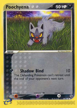 Poochyena (Shadow Bind)⁣ - EX Ruby & Sapphire⁣ (Common)⁣ [65]