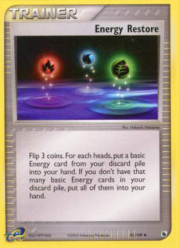 Energy Restore⁣ - EX Ruby & Sapphire⁣ (Uncommon)⁣ [81]