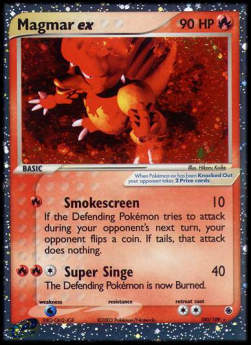 Magmar ex⁣ - EX Ruby & Sapphire⁣ (Ultra Rare)⁣ [100]