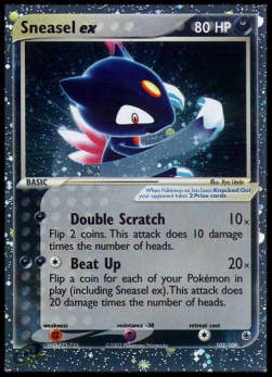 Sneasel ex⁣ - EX Ruby & Sapphire⁣ (Ultra Rare)⁣ [103]