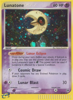 Lunatone⁣ - EX Sandstorm⁣ (Holo Rare)⁣ [8]