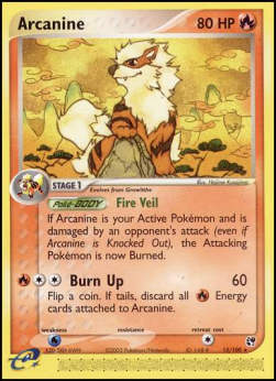 Arcanine⁣ - EX Sandstorm⁣ (Rare)⁣ [15]