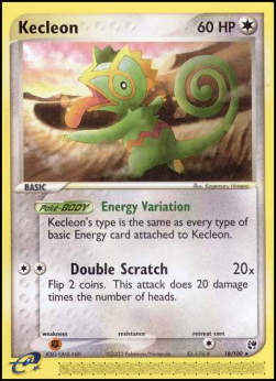 Kecleon⁣ - EX Sandstorm⁣ (Rare)⁣ [18]