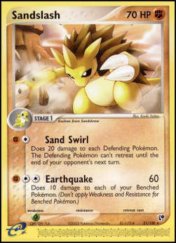 Sandslash⁣ - EX Sandstorm⁣ (Rare)⁣ [21]