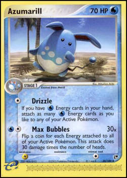 Azumarill⁣ - EX Sandstorm⁣ (Uncommon)⁣ [30]