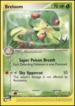 Breloom⁣ - EX Sandstorm⁣ (Uncommon)⁣ [33]