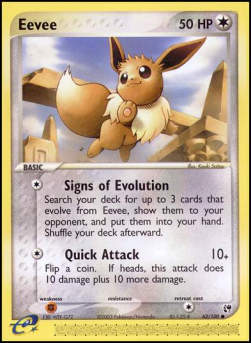 Eevee⁣ - EX Sandstorm⁣ (Common)⁣ [63]