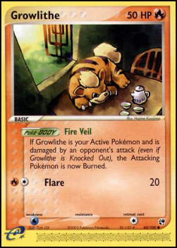 Growlithe⁣ - EX Sandstorm⁣ (Common)⁣ [65]