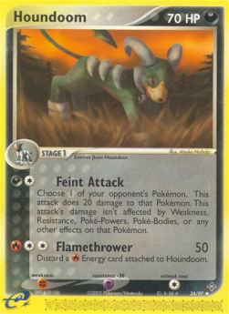 Houndoom⁣ - EX Dragon⁣ (Uncommon)⁣ [34]