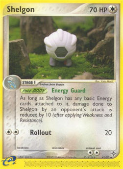 Shelgon (Energy Guard)⁣ - EX Dragon⁣ (Uncommon)⁣ [41]