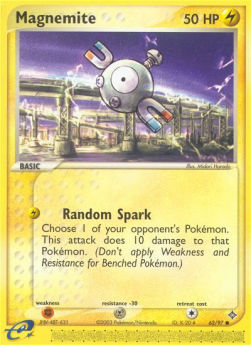 Magnemite (Random Spark)⁣ - EX Dragon⁣ (Common)⁣ [62]