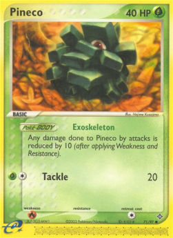 Pineco⁣ - EX Dragon⁣ (Common)⁣ [71]