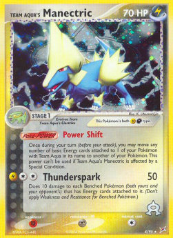 Team Aqua's Manectric (L/D) - EX Team Magma vs Team Aqua (Holo Rare) [MA-4]