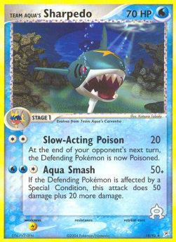 Team Aqua's Sharpedo (Water)⁣ - EX Team Magma vs Team Aqua⁣ (Rare)⁣ [18]