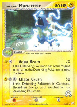 Team Aqua's Manectric (Lightning)⁣ - EX Team Magma vs Team Aqua⁣ (Uncommon)⁣ [29]