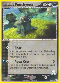 Team Aqua's Poochyena (Roar) - EX Team Magma vs Team Aqua (Common) [MA-55]