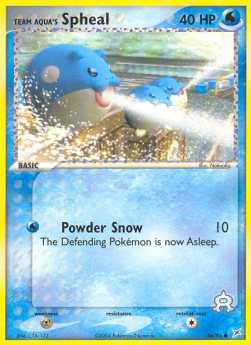 Team Aqua's Spheal (Powder Snow)⁣ - EX Team Magma vs Team Aqua⁣ (Common)⁣ [56]