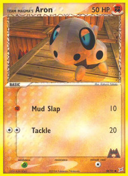 Team Magma's Aron (Mud Slap) - EX Team Magma vs Team Aqua (Common) [MA-58]