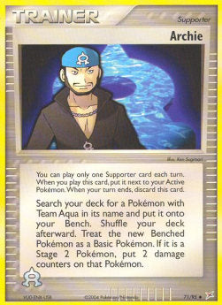 Archie - EX Team Magma vs Team Aqua (Uncommon) [MA-71]