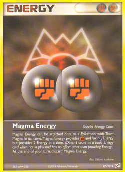 Magma Energy - EX Team Magma vs Team Aqua (Uncommon) [MA-87]