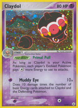 Claydol (Primal Pull) - EX Hidden Legends (Holo Rare) [HL-2]