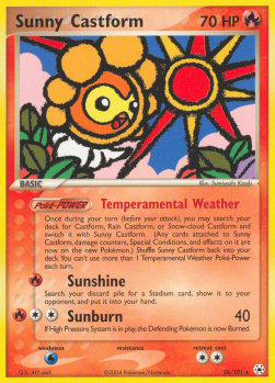 Sunny Castform - EX Hidden Legends (Rare) [HL-26]