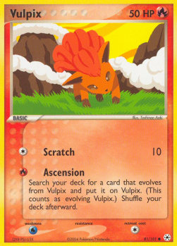 Vulpix⁣ - EX Hidden Legends⁣ (Common)⁣ [81]