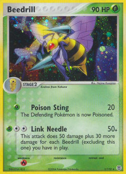 Beedrill - EX FireRed & LeafGreen (Holo Rare) [FL-1]