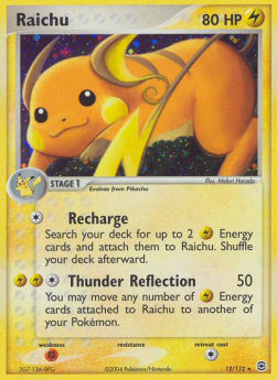 Raichu - EX FireRed & LeafGreen (Holo Rare) [FL-12]