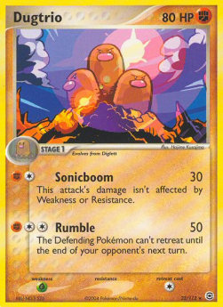 Dugtrio - EX FireRed & LeafGreen (Rare) [FL-22]