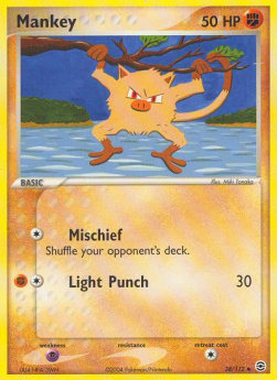 Mankey - EX FireRed & LeafGreen (Uncommon) [FL-38]