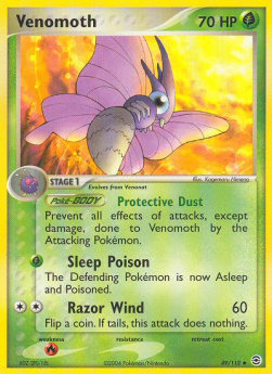 Venomoth - EX FireRed & LeafGreen (Uncommon) [FL-49]