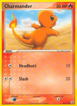 Charmander (Headbutt) - EX FireRed & LeafGreen (Common) [FL-58]