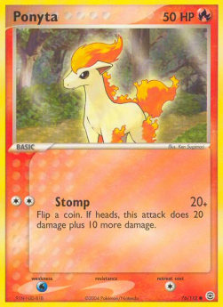 Ponyta⁣ - EX FireRed & LeafGreen⁣ (Common)⁣ [76]