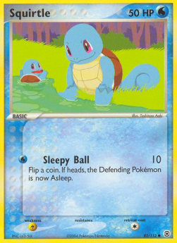 Squirtle (Sleepy Ball) - EX FireRed & LeafGreen (Common) [FL-82]