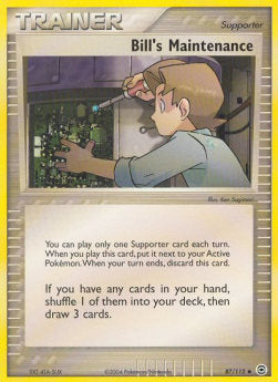 Bill's Maintenance - EX FireRed & LeafGreen (Uncommon) [FL-87]