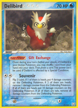 Delibird⁣ - EX Team Rocket Returns⁣ (Rare)⁣ [21]